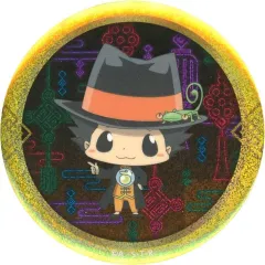 【中古】バッジ・ビンズ リボーン 「家庭教師ヒットマンREBORN! トレーディンググリッター缶バッジ」