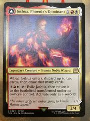 MTG フェニックスのドミナント、ジョシュア　英語