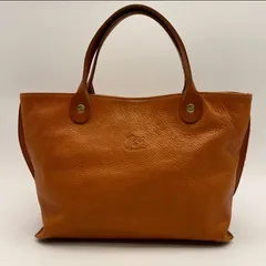 ✨美品✨ IL BISONTE トートバッグ キャメル レザー 本革　00092