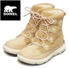 SOREL (ソレル) NL4455 ソレルエクスプローラー II ジョアンコージー WP レディース ブーツ 防水 260 NOVA SAND SEA SALT SRL087 sorel US6.5-約23.5cm