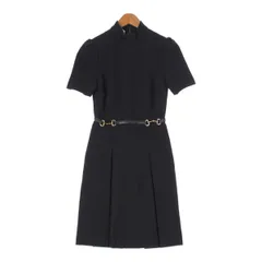 GUCCI ウールプリーツワンピース 2104102256100-1.jpg
