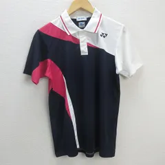 G■ヨネックス/YONEX 半袖ポロシャツ/スポーツウェア 10205【M】紺系/men's/103【中古】■