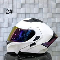 新品 ダブルレンズ 内蔵サングラス フルフェイスヘルメット XLサイズ