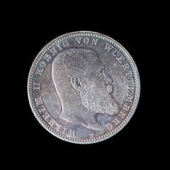 GERMANY Wurttemberg ヴュルテンベルク ウィルヘルム2世（1891