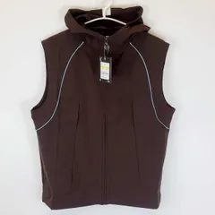 【未使用】アンダーアーマー UAナイロン パイピング フーディー ベスト M 246 Kona Brown ブラウン 6007458 レディース UNDER ARMOUR