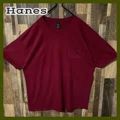 3XL Tシャツ 無地 シンプル 単色 パープル ヘインズ メンズ 古着 半袖