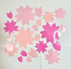 桜　壁面　ラミネート済　春　幼稚園　保育園　介護施設　春　４月