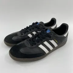 【中古】adidas SAMBA ADV スニーカー 29cm GW3159 ブラック ホワイト アディダス[10]