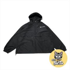 90s 古着 チャンピオン ハーフジップ ナイロン アノラック 2XL
