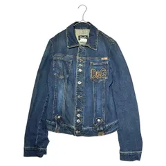 D&G(ディー&ジードルガバドルチェ&ガッバーナ) Chest Logo Stretch Denim Jacket 胸ロゴ ストレッチ デニム ジャケット S インディゴ