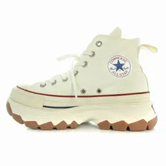 コンバース CONVERSE トレックウエーブ TREKWAVE HI 1SD034 ALL STAR 100 ハイカットスニーカー シューズ 厚底 US5.5 24.5cm 白 ホワイト /EA