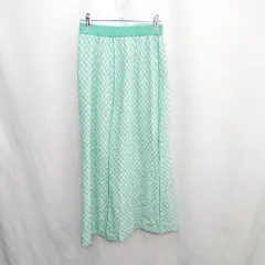 ◇ ⊇ COLONY 2139 チェック柄 ロング丈 タイト スカート サイズFREE グリーン ホワイト レディース E  【1411280007648】