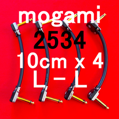 mogami 2534 新品端物使用 特別価格提供品 パッチ ケーブル  LL 0.1m x 4本set