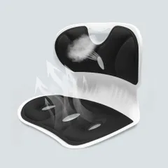 「送料無料・新年感謝」 姿勢矯正チェア 健康用品 人間工学設計 骨盤サポート 姿勢サポート 疲れない椅子 クッション付き 学習・休憩用