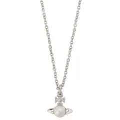 ヴィヴィアン ウエストウッド Vivienne Westwood ネックレス ペンダント アクセサリー 63020323-02P118 CN anvv00435l バルビーナ BALBINA オーブ シルバー+パールホワイト