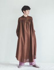 fog linen work / Sara Dress ワンピース　アンブル
