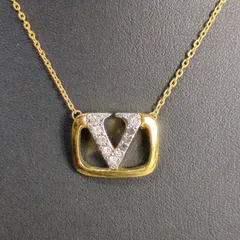 VALENTINO　Vロゴ ネックレス　ゴールド　ヴァレンティノ　ヴァレンチノのサムネイル