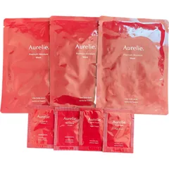 オレリープレミアムモイスチャーマスク3枚リンクルリペアナイトクリーム2袋　UVトーンアッププライマー2袋