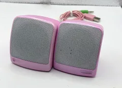 【中古】BUFFALO BSSP23S　USB電源スピーカー　♡PK  ピンク♡カラフルコンパクト　スピーカー　通電・音出し確認済のサムネイル