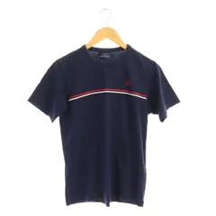 フレッドペリー FRED PERRY 半袖 Tシャツ 刺繍 S 紺 ネイビー のサムネイル