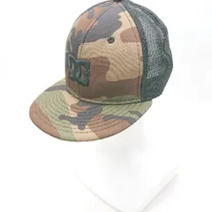 ◇ Θ NEW ERA ロゴ入り カモフラージュ柄 キャップ ベージュ カーキ系 サイズ1 メンズ レディース E  【1502180046612】