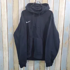 6-219☆ナイキ☆スウェットパーカー☆ワンポイントロゴ刺繍☆Lサイズ