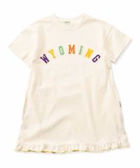 ロゴデザインワンピース　F.O.KIDS R217025　オフホワイト