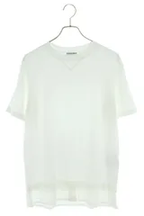 DIOR (ディオール)21SSオブリークシャツレイヤード半袖Tシャツ ホワイト品番113J632A0677