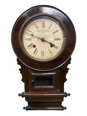 精工舎 ゼンマイ式 振り子時計 柱時計 アンティーク ■A053 OH済完動美品〉精工舎 十寸金筋八角ゼンマイ振り子掛け時計