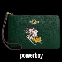 COACH x Disney ミッキー　コーナージップリストレット　 CN025  新品未使用正規品
