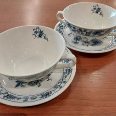 NIKKO ニッコー　DOUBLE PHOENIX  　ダブルフェニックス　ミングトゥリー　 スープカップ&ソーサー　2客セット