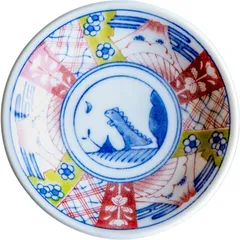 [アワサカ] 日本製 食器 江戸っ子恐竜 旭竜 まめ皿 EK88-L07 φ90×15mm 1