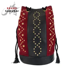 「激レア！ イヴサンローラン YSL 巾着 総柄 ショルダーバッグ モノグラム」 SAINT LAURENT - 激レア！ イヴサンローラン YSL 巾着 総柄
