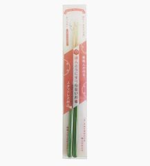 藤栄 ほんとうにすべらないお箸 ST-R01 つき グリーン  日本製 大人用 23cm