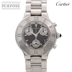⭐︎ジャンク⭐︎ カルティエ 21 クロノスカフ W10125U2 Cartier 21 Chronoscaph W10197U2 Quartz Steel Good for $1,174