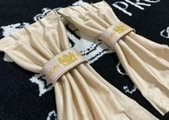 新色！VIPベージュカーテン　2ペア　ベージュ/ゴールド　本物ジャンクションプロデュース
