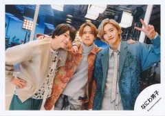 【中古】生写真(STARTO) なにわ男子/西畑大吾・道枝駿佑・高橋恭平/横型・上半身/アルバム「+Alpha」MV＆ジャケ写オフショット/公式生写真