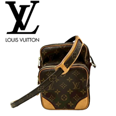 【中古良品】LOUIS VUITTON ルイヴィトン モノグラムアマゾン ブラウン M45236 ショルダーバック キャンバス×レザー ブラウン×ゴールド