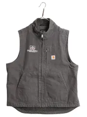 美品 carhartt ダックベスト グレー M カーハート carhartt ベスト M 中古・古着通販】CarHartt (カーハート