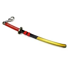 【中古】キーホルダー・マスコット(キャラクター) へし切長谷部 刀チャーム 「刀剣乱舞-ONLINE- へし切長谷部 1/8 ABS＆PVC製塗装済み完成品」 GOODSMILE ONLINE SHOP予約特典