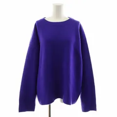 スピック&スパン Spick&Span 24AW ウールカシミヤ クルーネックプルオーバー ニット セーター 長袖 紫 パープル 24080200903040 /AN33