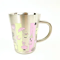 ムーミン 80th  二重マグカップ (ピンク) コップ  日本製