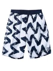 サーフパンツ 大きいサイズ メンズ OP OCEAN PACIFIC 総柄 サポーター付 海パン C070417-01 ホワイト