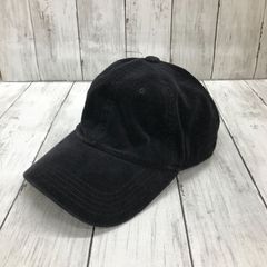 【 nano universe 】ナノユニバース コーデュロイキャップ ブラック フリーサイズ