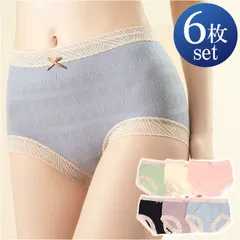 ☆ リボン レースショーツ レディース 6枚セット pmylpants01 ショーツ レディース レース 下着 インナー パンティ パンツ レディースショーツ アンダーウェア ボックス ボックスショーツ レースショーツ 6枚セット 6枚 ストレッチ 柔らかい
