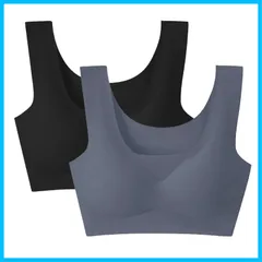 【早発送】cL ナイトブラ 1枚＆2枚セット ノンワイヤーブラ スポーツブラ シームレスブラ 締め付け感ゼロ ストレスフリー 吸汗性 通気性 快適 ジム ヨガ