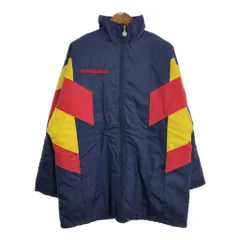 umbro アンブロ 中綿 ベンチコート スポーツ ネイビー(メンズ L)中古 古着 U3152