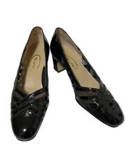 Z1343 ACE TOKYO エース トーキョー パンプス メッシュ ブラック サイズ21.5cm