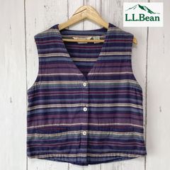 ヴィンテージ　エルエルビーン　L.L.Bean　ベスト　ボーダー