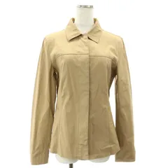 バーバリーブルーレーベル BURBERRY BLUE LABEL ステンカラージャケット 38 M ベージュ /AT ■OSのサムネイル